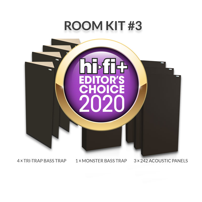 GIK Acoustics Awarded Hifi plus Editors Choice 2020 Award