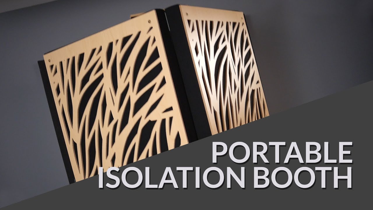 PIB (Portable Isolation Booth) Used as Vocal Booth