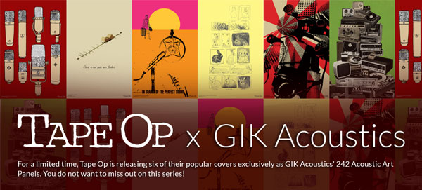 GIK Acoustics Introduces Limited Edition Tape Op Art Panels