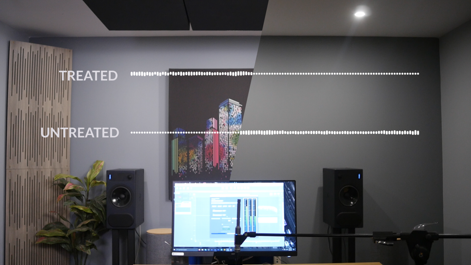 Untreated Vs Treated Room