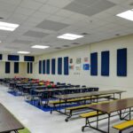 school cafeteria acoustic panels